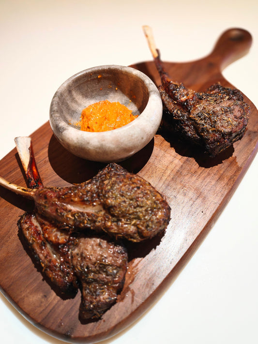 Air-Fried Lamb + Old Flame: A Fiery Fusion with Zero Fuss