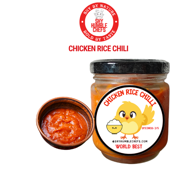 Chicken Rice Chili – spicy tangy chili made for chicken rice, 195ml bottle