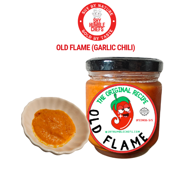 Old Flame – bold classic chili sauce with heat, 195ml bottle